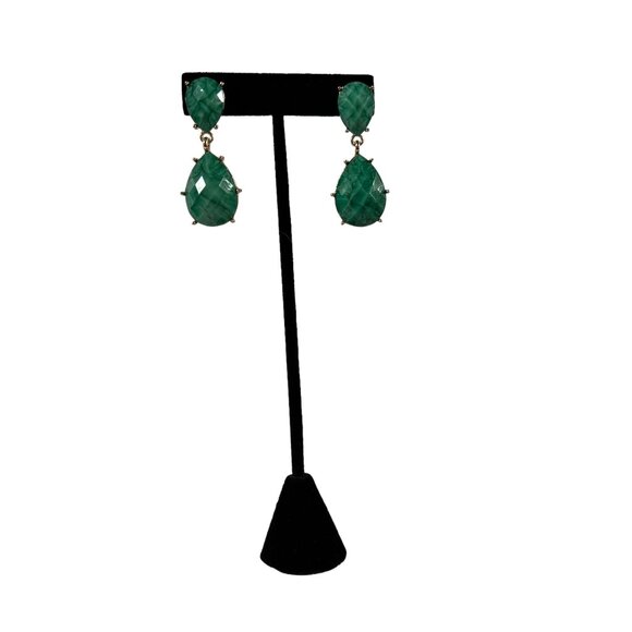 Amrita Singh Santa Ana Drop Earrings in Evergreen - Picture 5 of 8